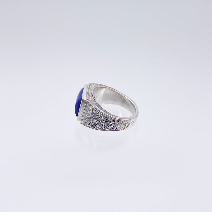 Classic ring in Sterling silver with semi precious stone_20375