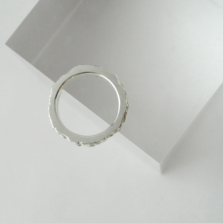 Stone ring 1 -hard- (SILVER)