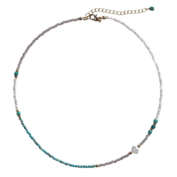 turquoise ＆mother of pearl necklace