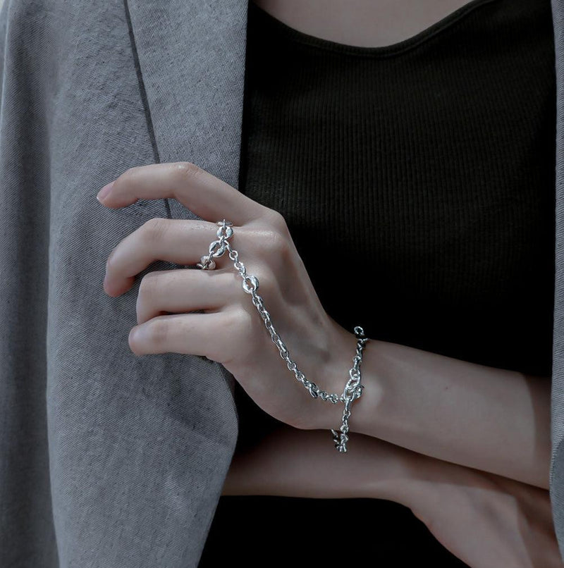 8hole bracelet chain ring-bracelet-FLYNK-unigem