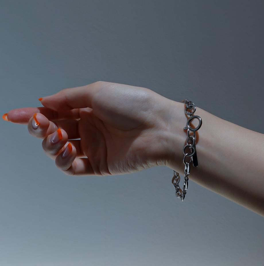 Justine Clenquet シルバー ブレスレット Alexis bracelet – unigem