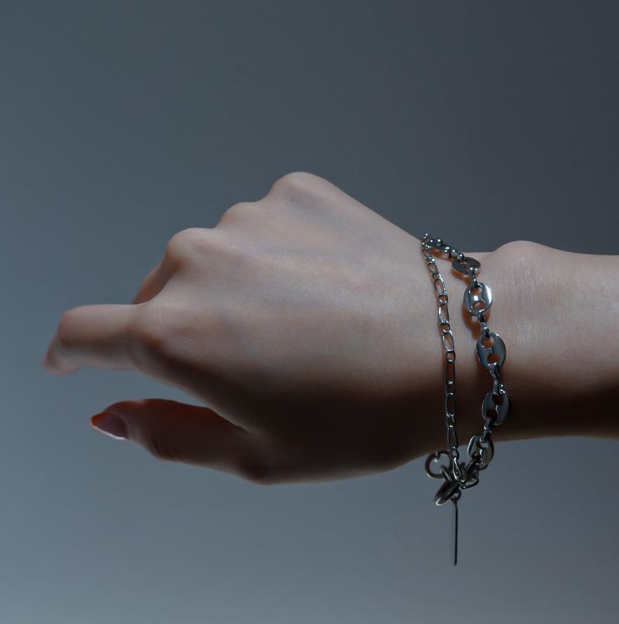 Justine Clenquet シルバー ブレスレット Alexis bracelet – unigem