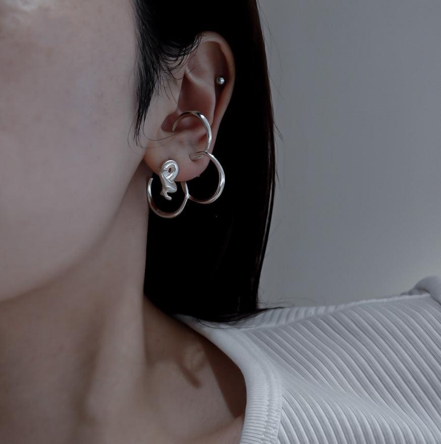 CELL DIVISION EARRINGS-pierced earring-NUUF-unigem
