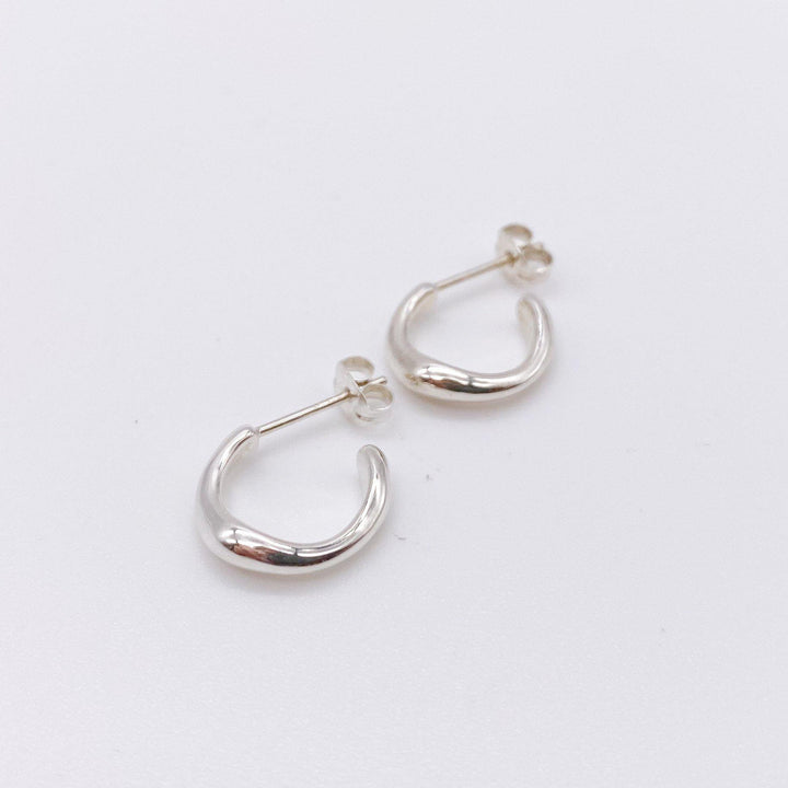 CLOUD Pierced earrings - Polish-pierced earring-ARAI METAL WORKS-unigem