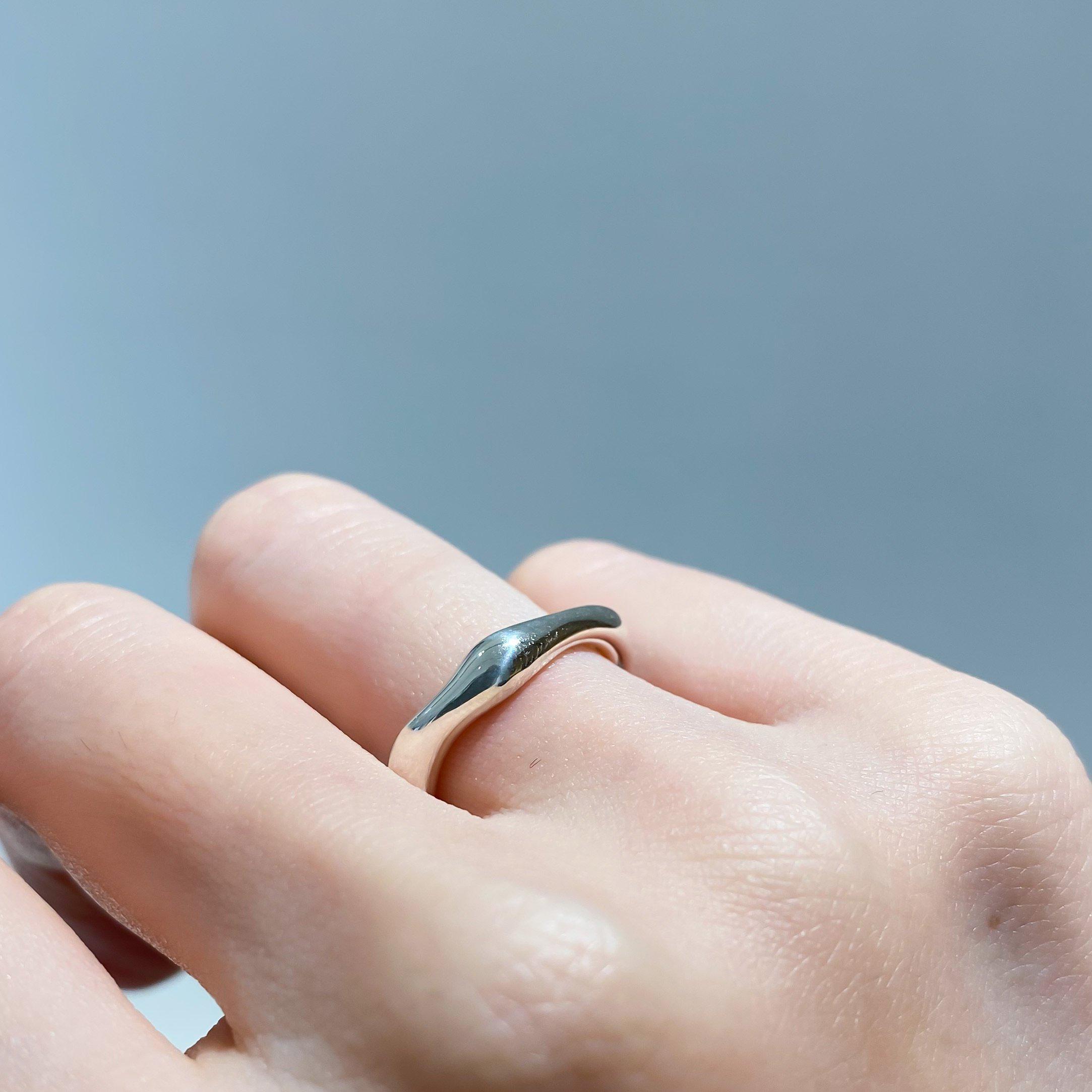 o*m様 特注品オーダー クラウズ Clouds Blula シルバーリング　1 ARAI METAL WORKS シルバー リング CLOUD Ring Regular – unigem