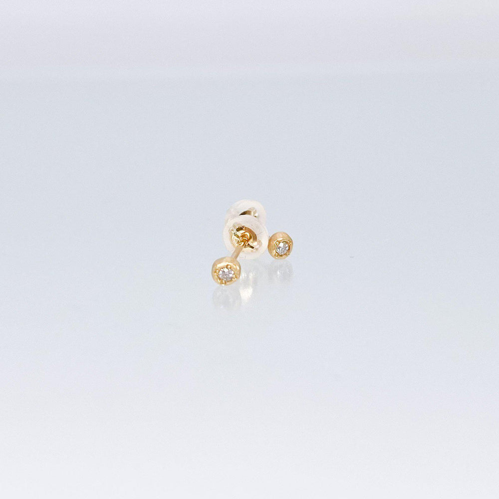 DROP Pierced earrings 1.5mm-pierced earring-ARAI METAL WORKS-unigem