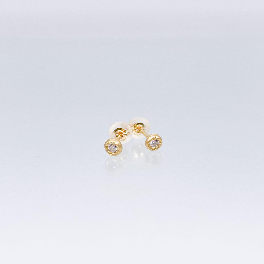 DROP Pierced earrings 2.0mm-pierced earring-ARAI METAL WORKS-unigem
