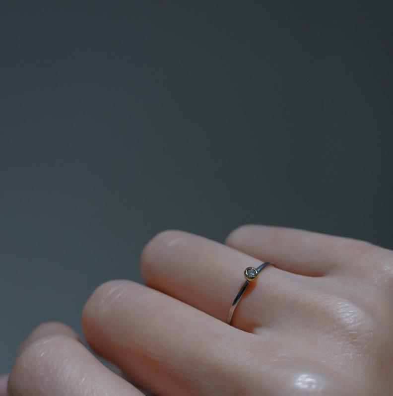 DROP Ring - Silver-ring-ARAI METAL WORKS-unigem