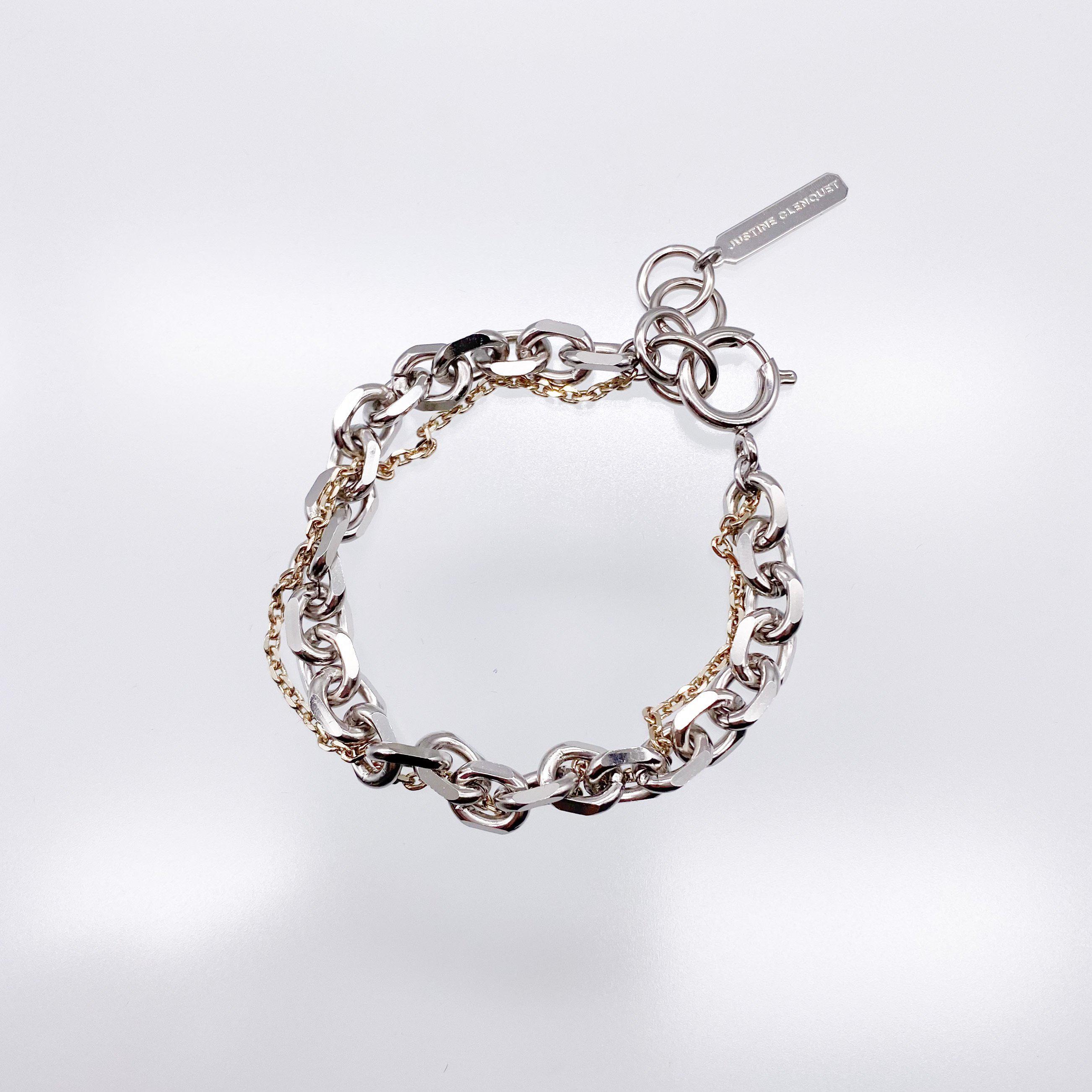 Justine Clenquet シルバー ゴールド ブレスレット Dana bracelet – unigem