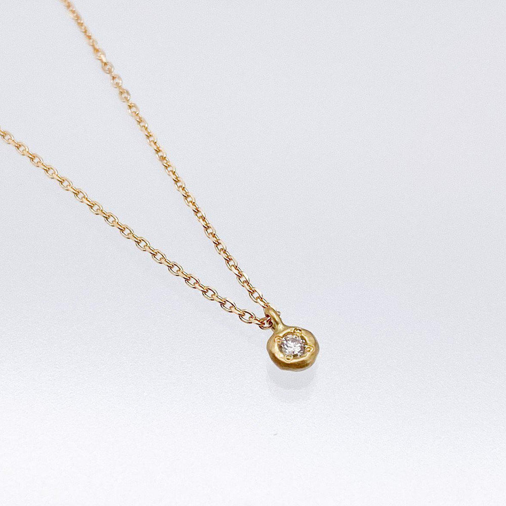 Drop Necklace 2mm Diamond-necklace-ARAI METAL WORKS-unigem