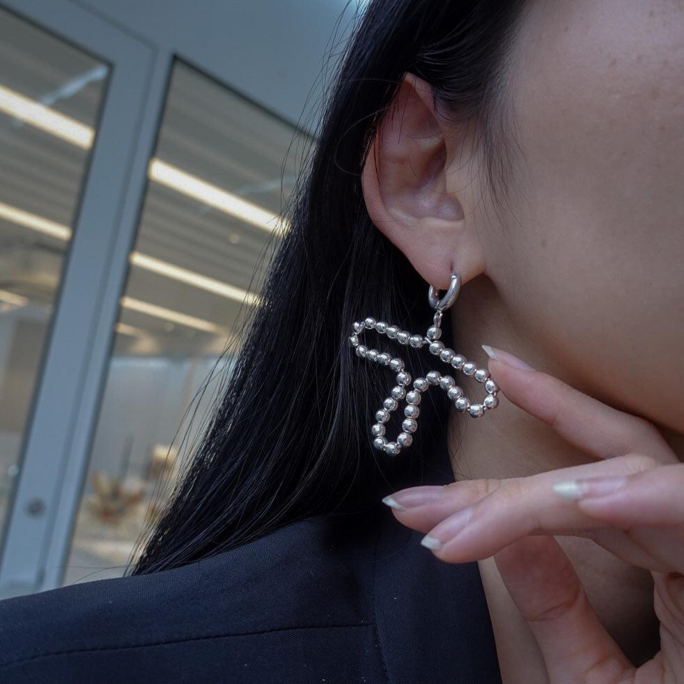 Dua Feuille Earrings-pierced earring-SCHO-unigem