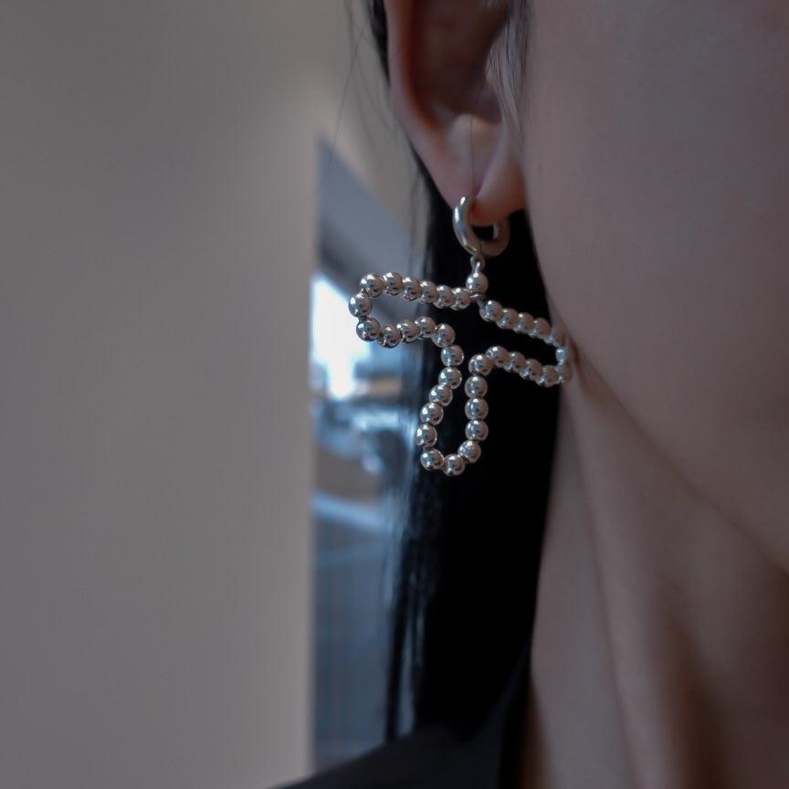 Dua Feuille Earrings-pierced earring-SCHO-unigem