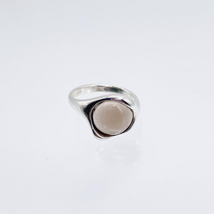 Hazy Moon Ring(Smoky Quartz×SV925)-ring-SAI jewelry-unigem