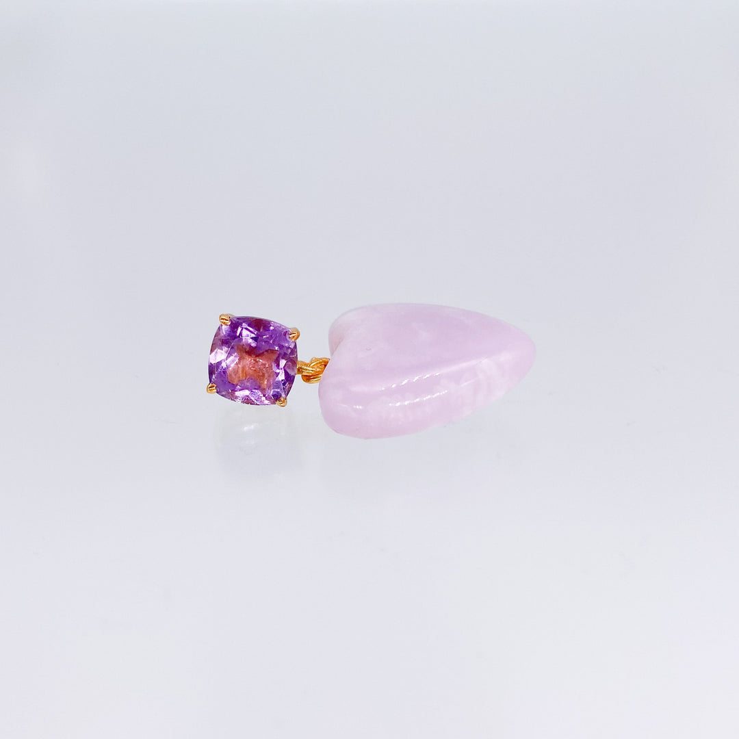 Lullaby - Lilac-pierced earring-HANNAN-unigem