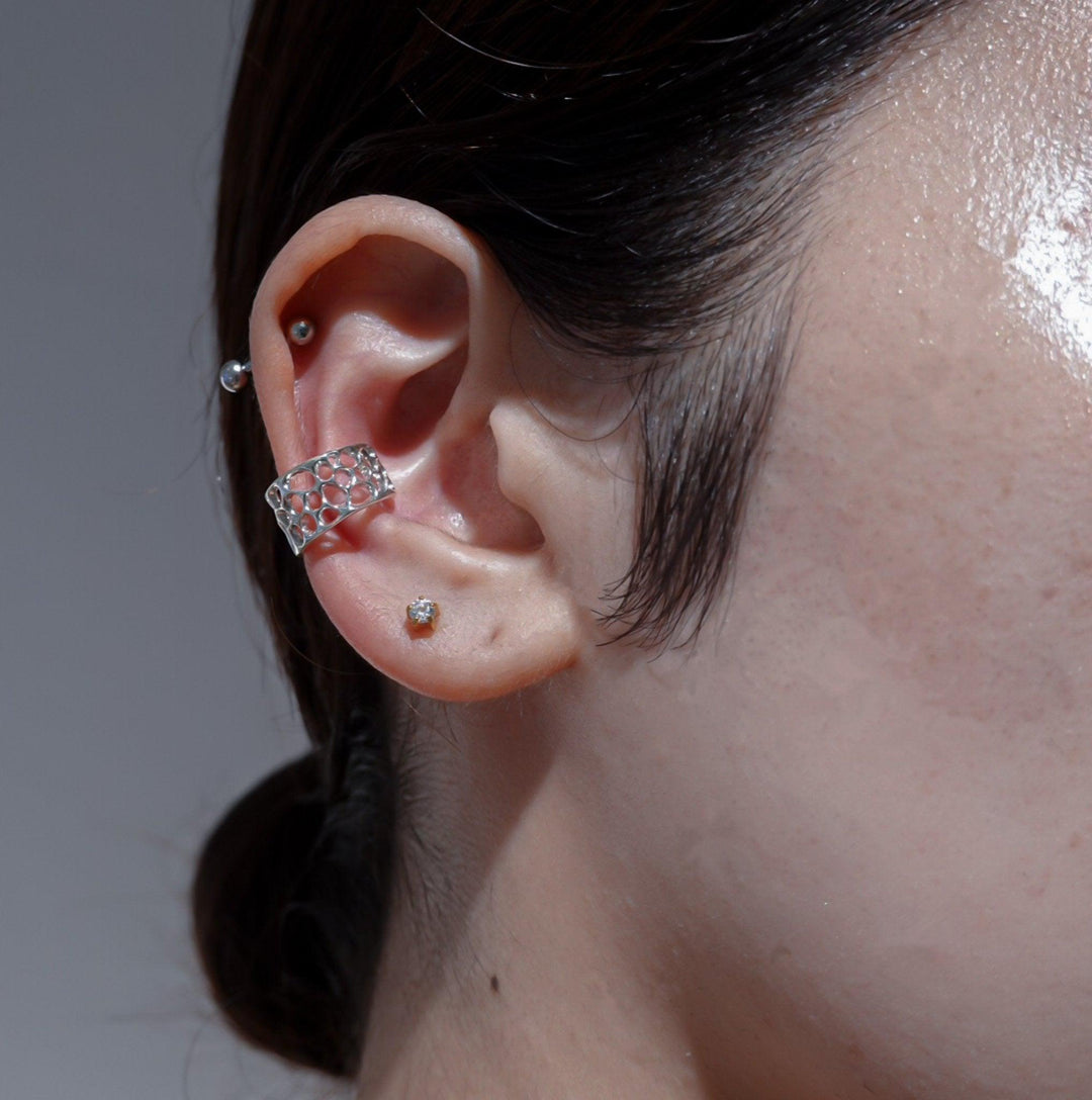 MINAMO Ear cuff-earcuff-ARAI METAL WORKS-unigem