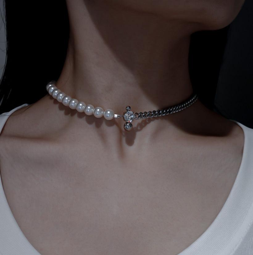Maisie choker-necklace-Justine Clenquet-unigem