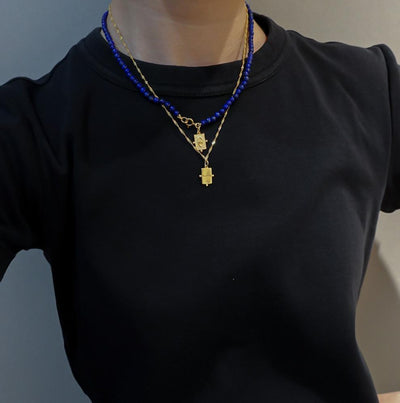 Mini eye Lapis stone
Necklace-necklace-Barbóra-unigem
