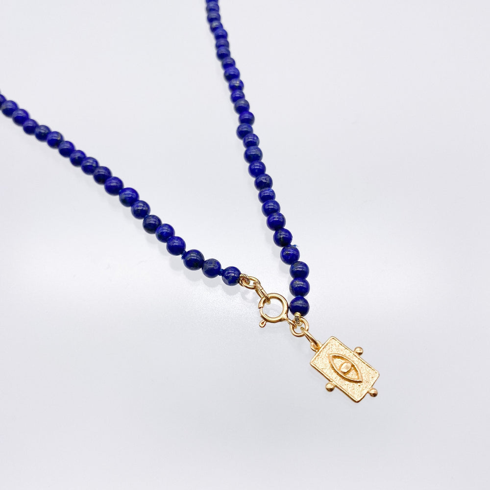 Mini eye Lapis stone
Necklace-necklace-Barbóra-unigem