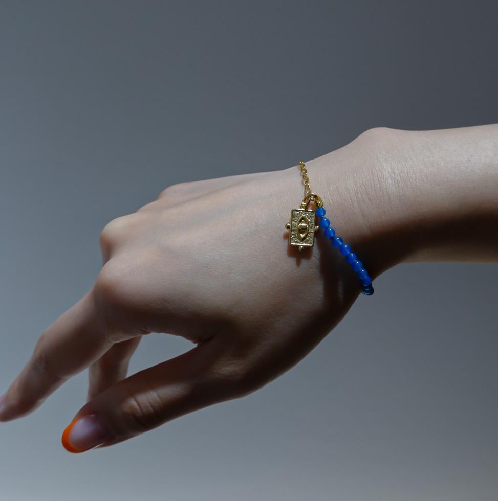 Mini eye Stone Bracelet-bracelet-Barbóra-unigem