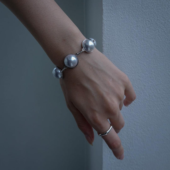 Naomi Silver Bracelet-bracelet-SCHO-unigem