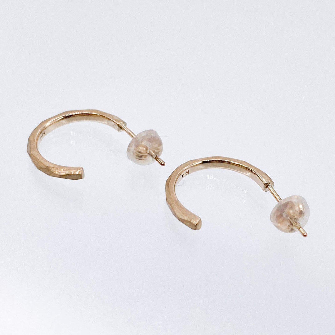 RANDOM Hoop Pierced Earring-pierced earring-ARAI METAL WORKS-unigem