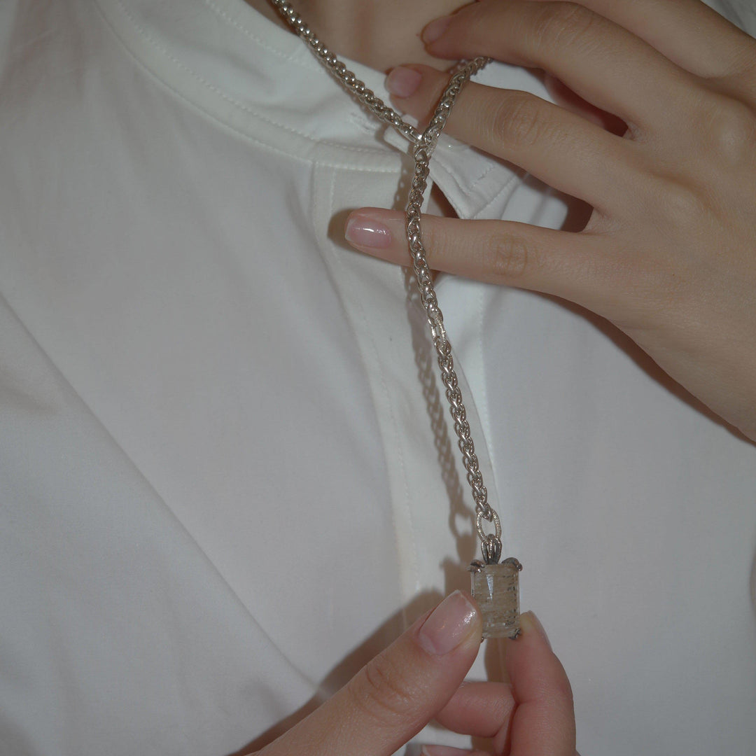 SHAPE OF WATER_timeless necklace II-necklace-SOUHAIT-unigem