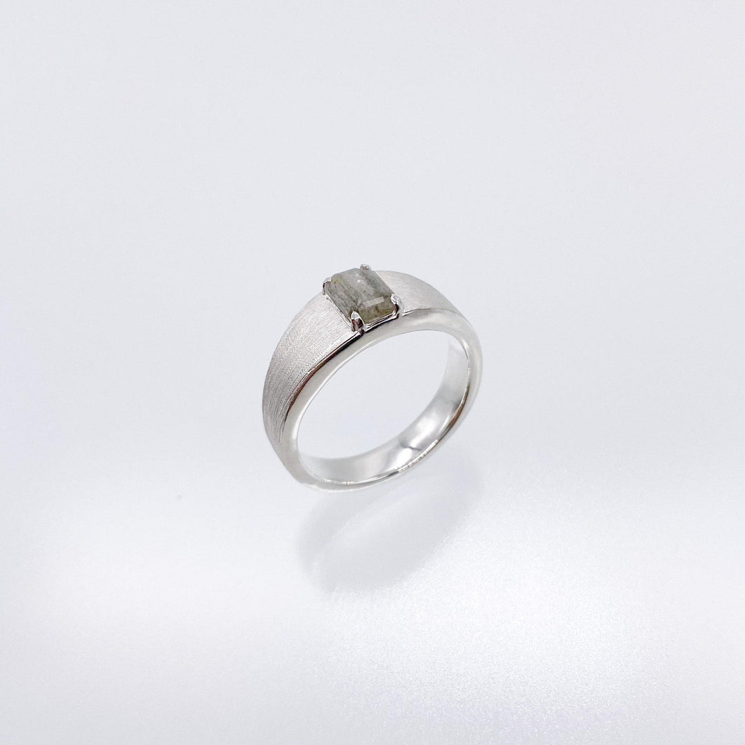 SHAPE OF WATER_timeless ring II-ring-SOUHAIT-Silver-#13-gray-unigem