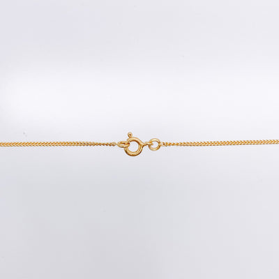 SMALL BARBÓRA TAG (GOLD) CHAIN NECKLACE-necklace-Barbóra-unigem