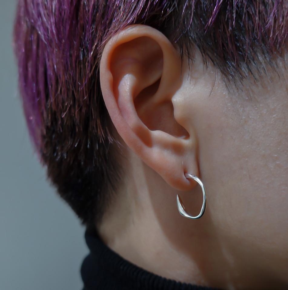 SP-P4-pierced earring-Dot.-unigem