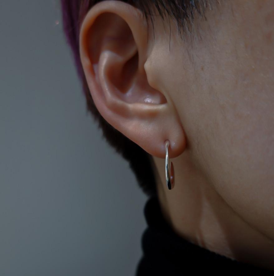 SP-P4-pierced earring-Dot.-unigem