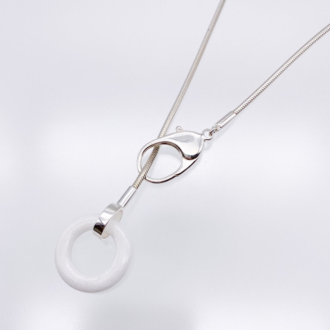 SUZANNA MARBLE Necklace w gemstone-necklace-RÄTHEL & WOLF-unigem