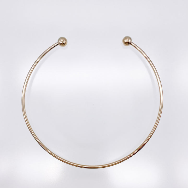 Selma Choker Gold-necklace-Justine Clenquet-unigem