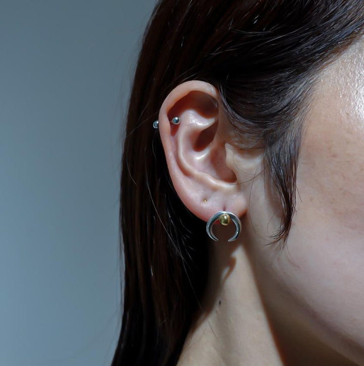 Sloan-pierced earring-GEMME-unigem