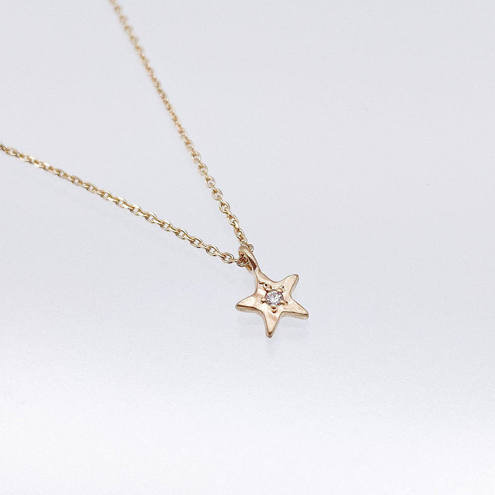 Star Necklace Diamond-necklace-ARAI METAL WORKS-unigem