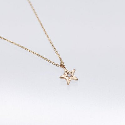 Star Necklace Diamond-necklace-ARAI METAL WORKS-unigem