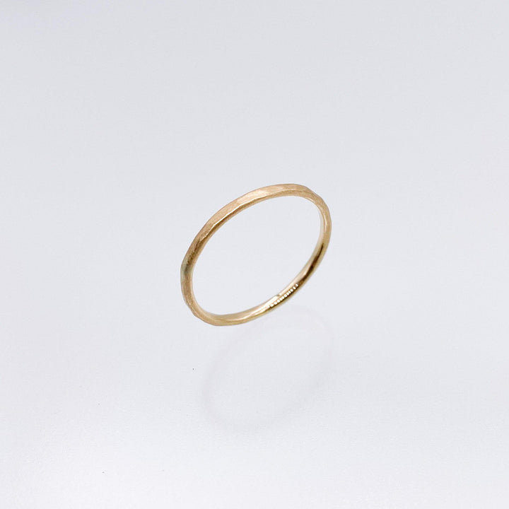 TSUCHIME ring - Matte Gold-ring-ARAI METAL WORKS-unigem