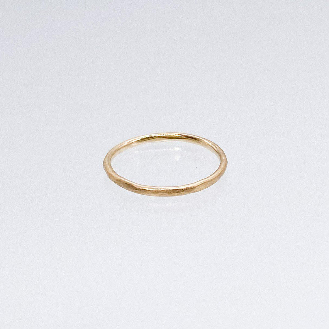 TSUCHIME ring - Matte Gold-ring-ARAI METAL WORKS-unigem