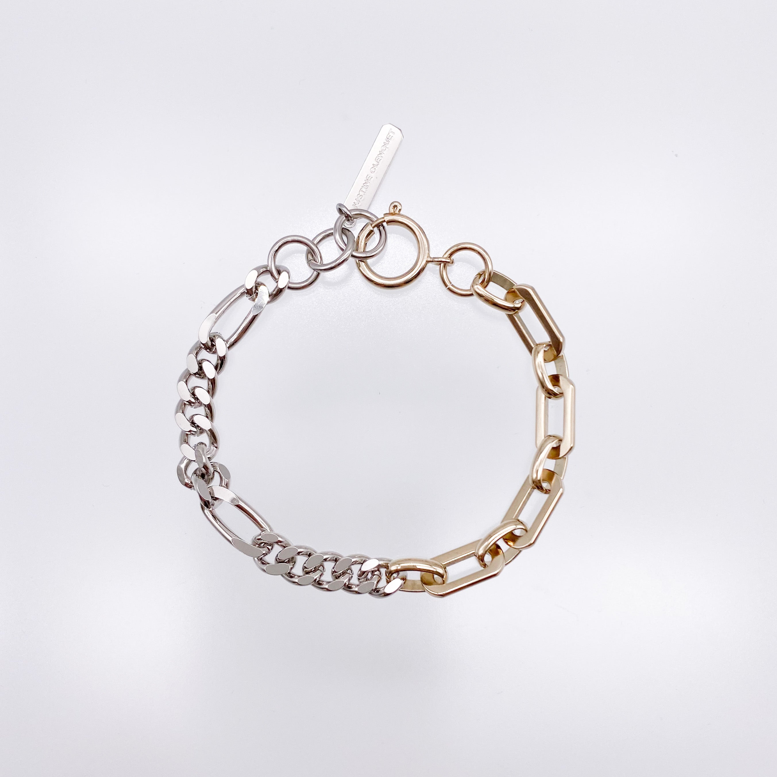 Justine Clenquet シルバー ゴールド ブレスレット Vesper bracelet