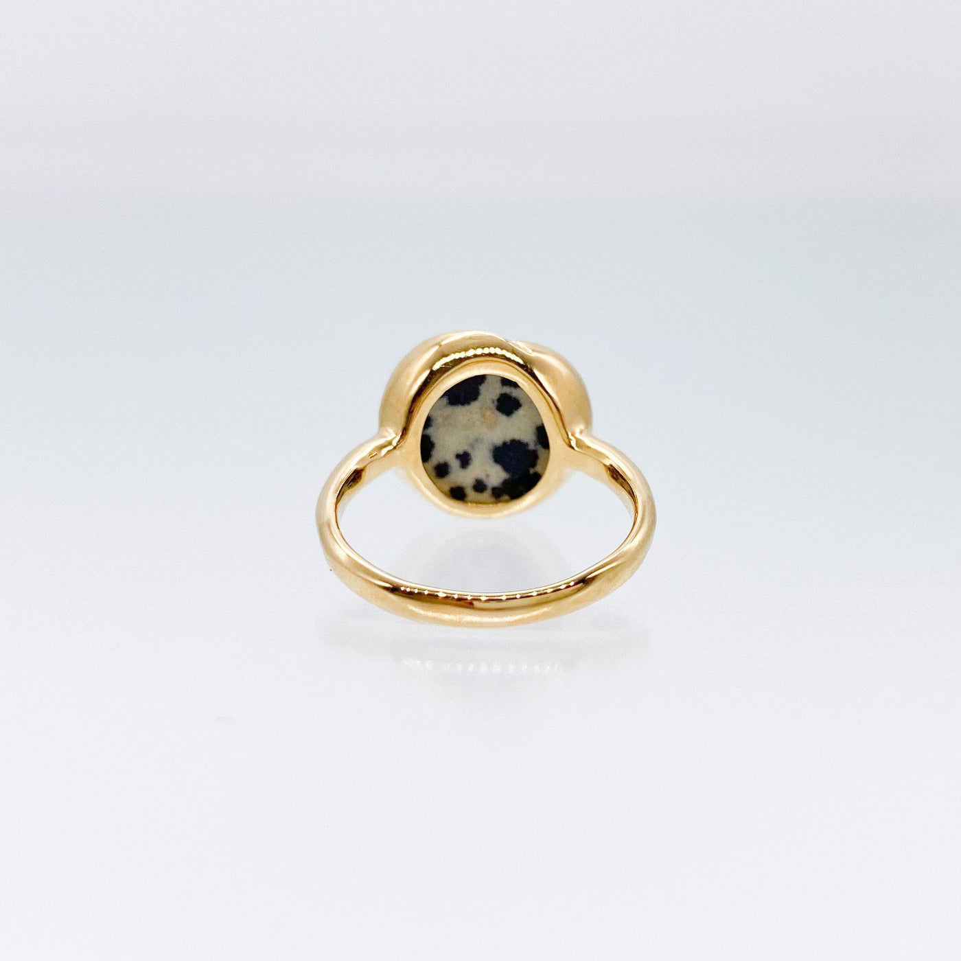 gagan dalmatian jasper (gold) リング | neumi.it