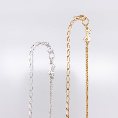 half chain necklace II-necklace-SOUHAIT-unigem