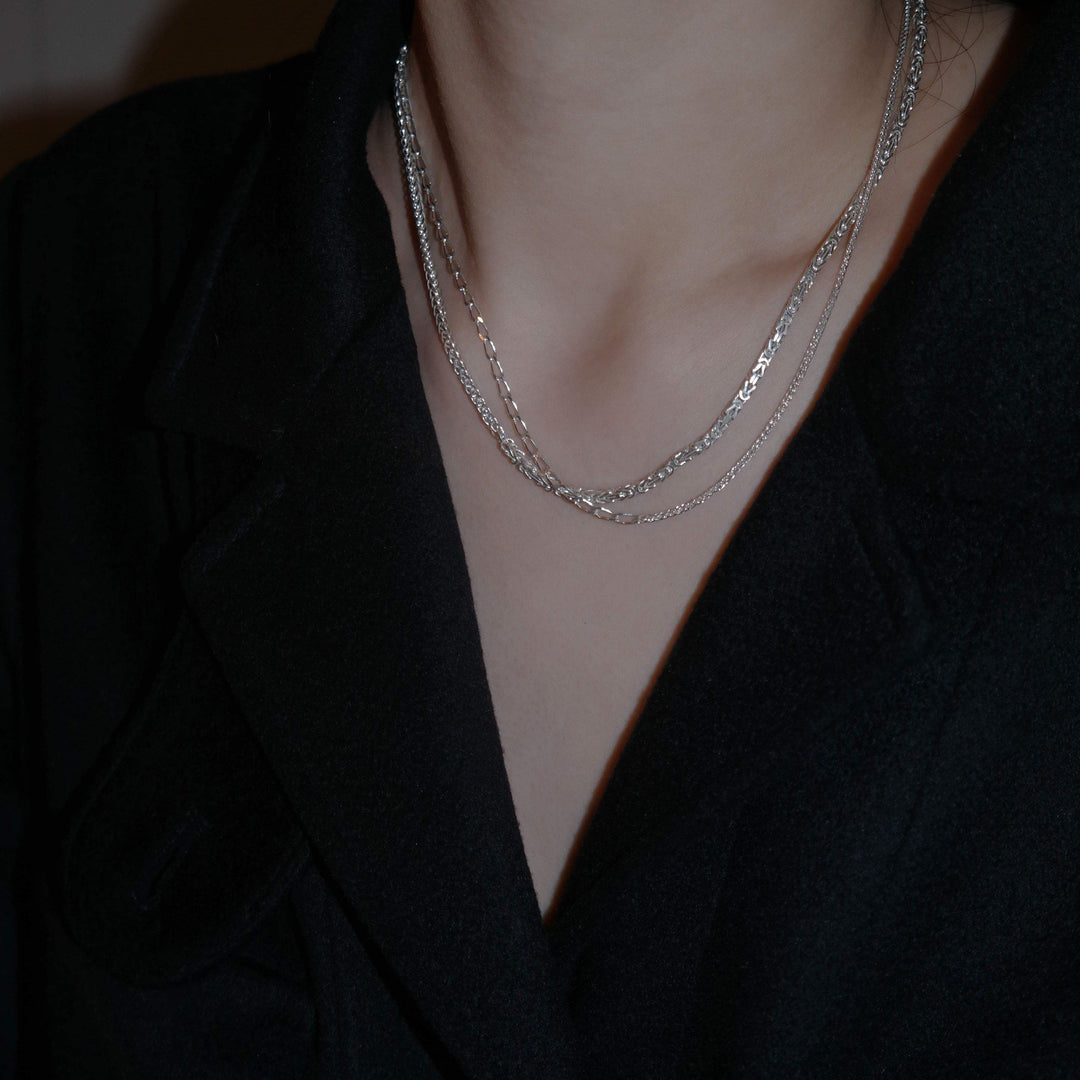 half chain necklace III-necklace-SOUHAIT-unigem