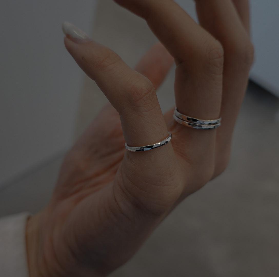 ARAI METAL WORKS シルバー リング TSUCHIME ring - Polish Silver