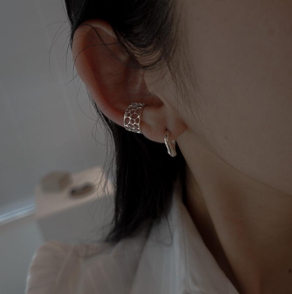 CLOUD Pierced earrings - Polish