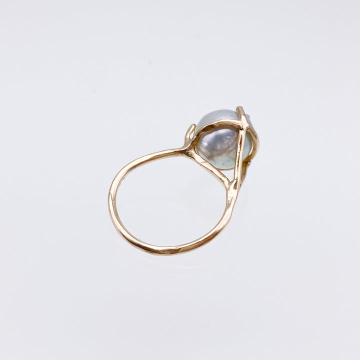 akoya paerl ring (#12)