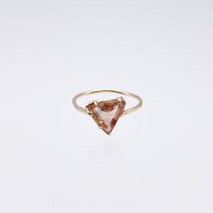 oregon sunstone trilliant ring