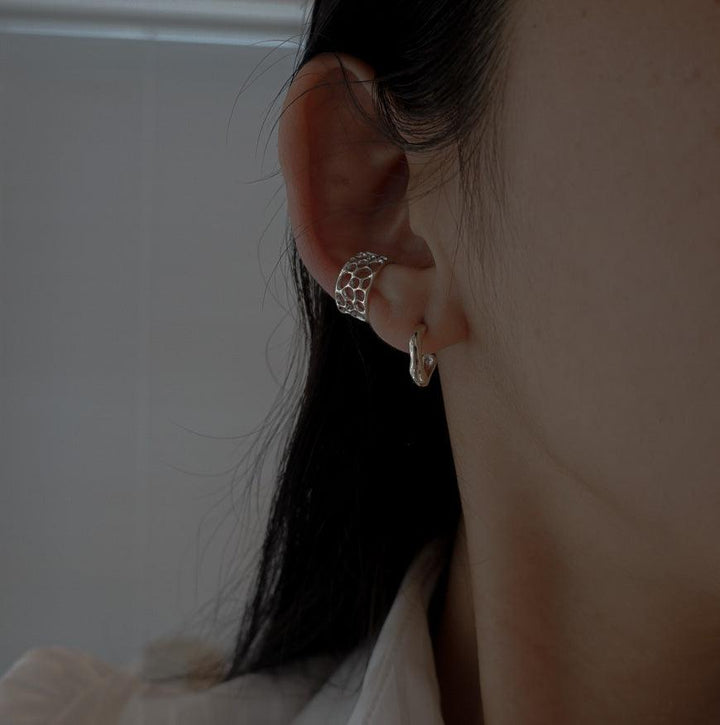 CLOUD Pierced earrings - Polish