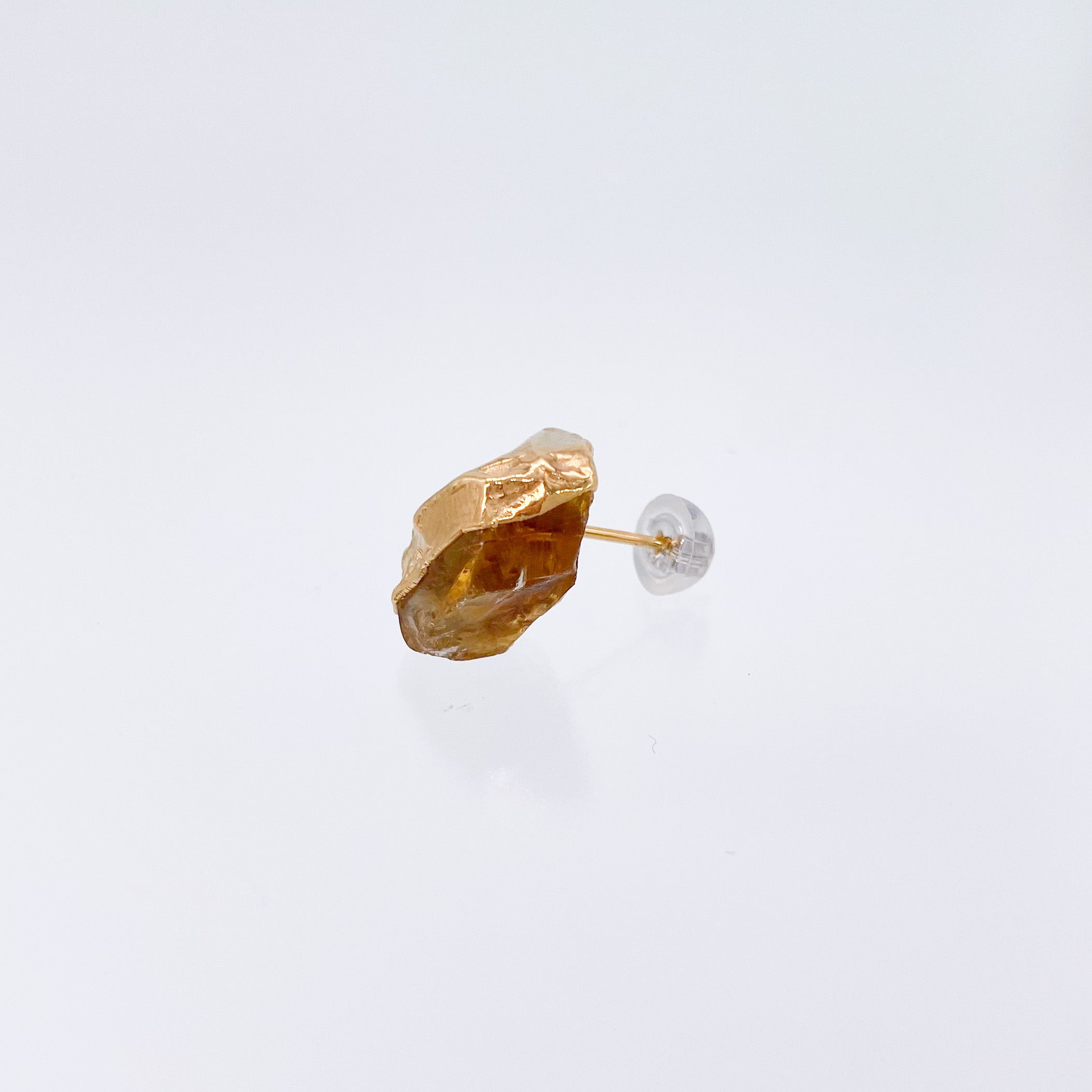 ROUGH STONE CITRINE EARRINGS – unigem