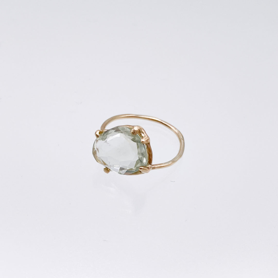green quartz ring (#13)