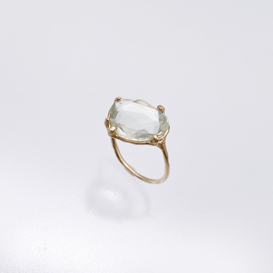 green quartz ring (#13)