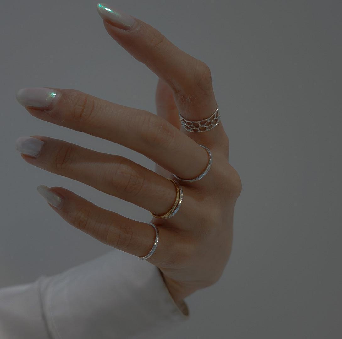 初期 HECTIC オリジナル REGULAR シルバーリング ARAI METAL WORKS シルバー リング TSUCHIME ring - Polish Silver